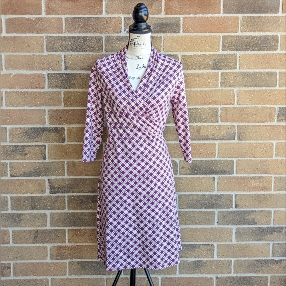 J. McLaughlin Jersey Printed Sheath Dress